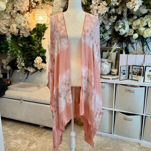 Tie Dye Boho Kimono Kaftan - Print Ruana